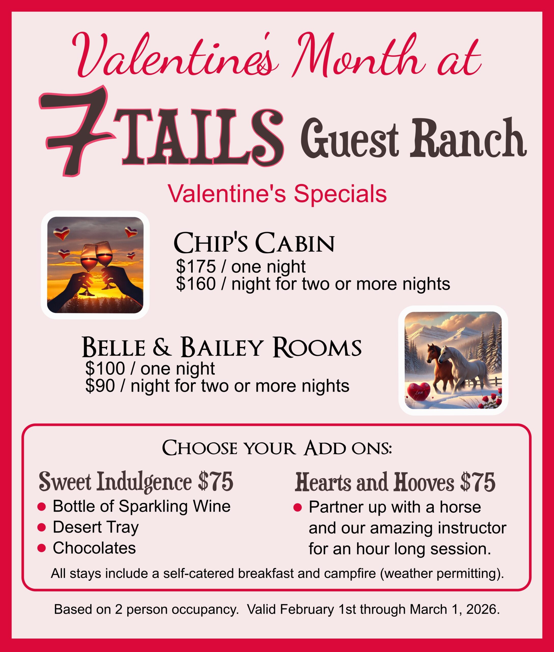 valentines day poster specials
